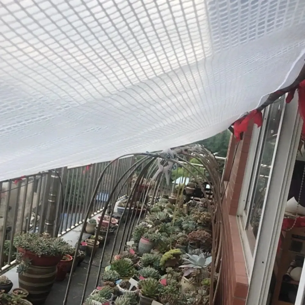 0.33mm Pe Film Thickening Mesh Tarpaulin Waterproof Garden Succulent Plant Cover Balcony Gazebo Rainpoof Canopy Outdoor Awning