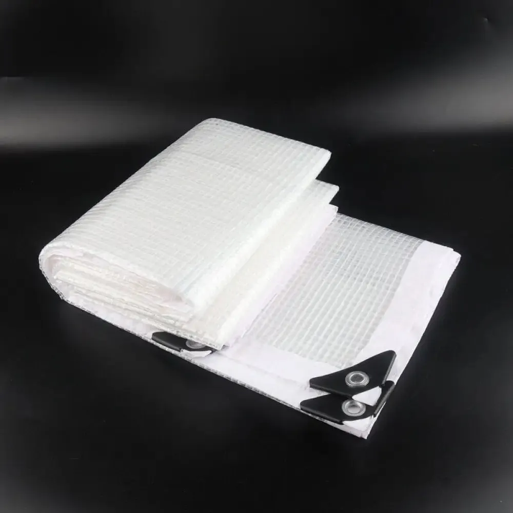 0.33mm Pe Film Thickening Mesh Tarpaulin Waterproof Garden Succulent Plant Cover Balcony Gazebo Rainpoof Canopy Outdoor Awning