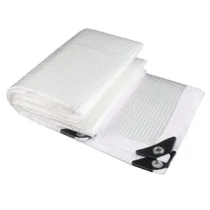 0.33mm Pe Film Thickening Mesh Tarpaulin Waterproof Garden Succulent Plant Cover Balcony Gazebo Rainpoof Canopy Outdoor Awning