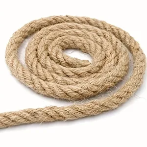 10mm Thick Natural Jute Hemp Rope for DIY Crafts