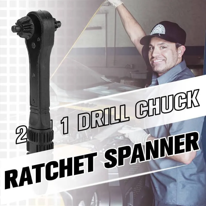 2 in 1 Drill Chuck Ratchet SpannerFather's Day Sale-49% OFF