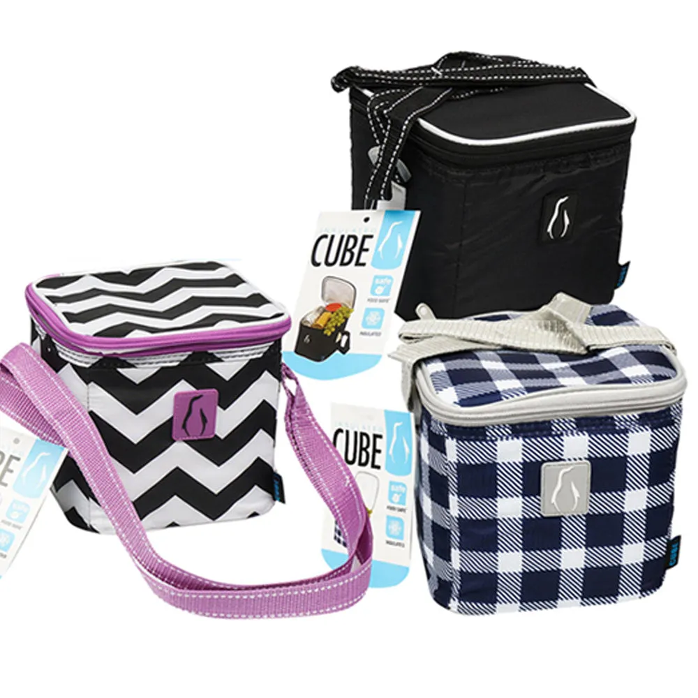 2 Pc Insulated Cube Cooler Lunch Box Ice Chest Food Storage Cooling Container 6"