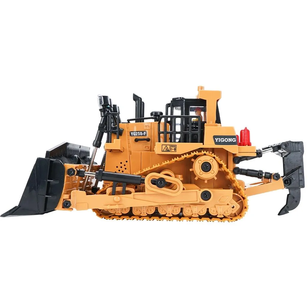 2.4g Rc 9-channel Heavy Bulldozer 1 24 Crawler - Multi-function