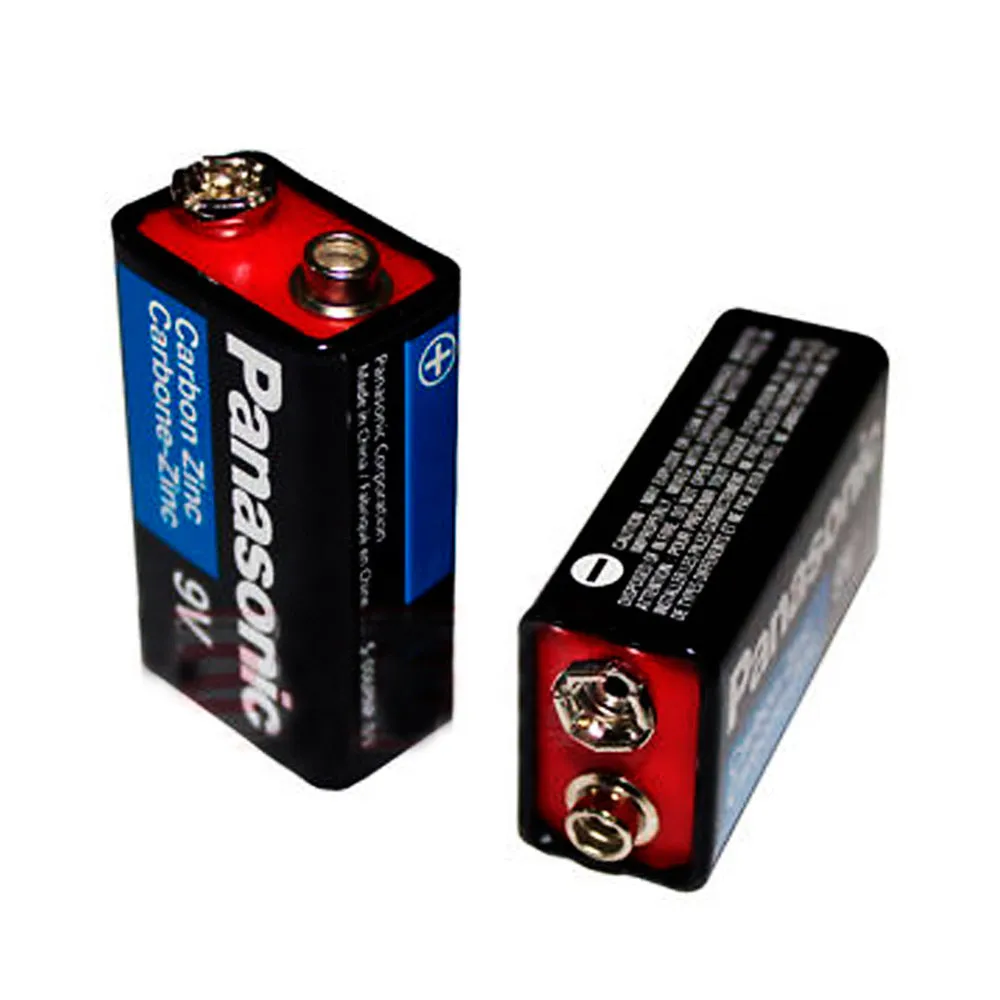 2PK 9V Alkaline Batteries Plus Power Alkaline Plus Battery or Carbone Zinc Long Lasting 9 Volt Battery