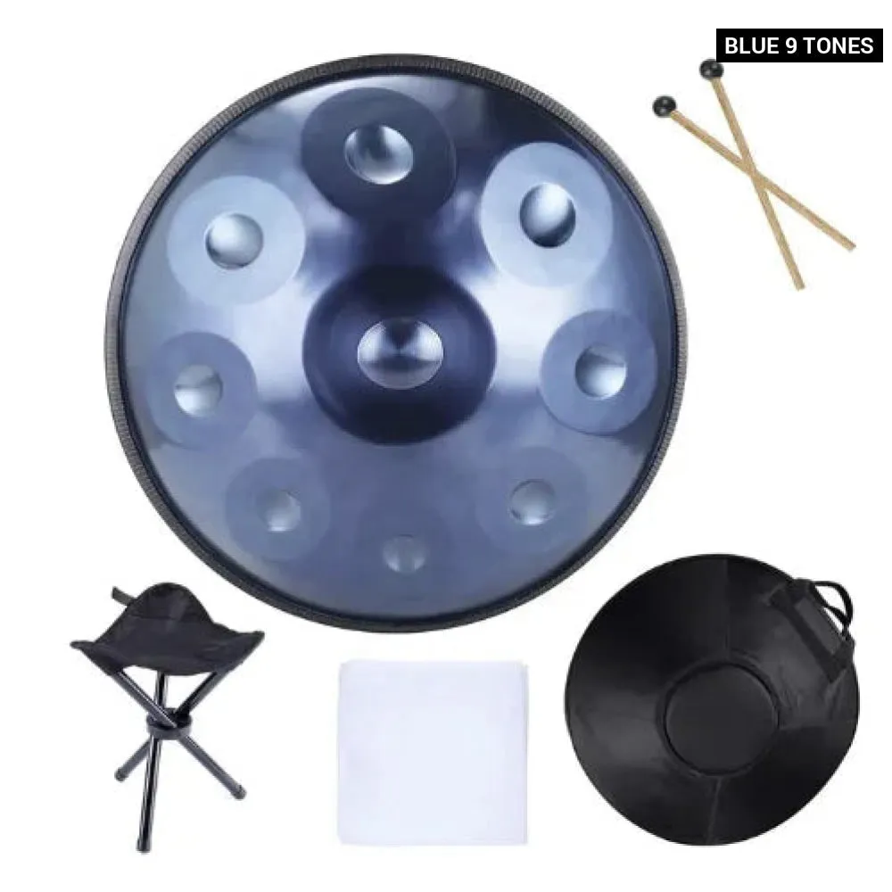 440hz 18 Inch 9-tone g Minor Steel Tongue Hand Pan Drum for Yoga & Meditation