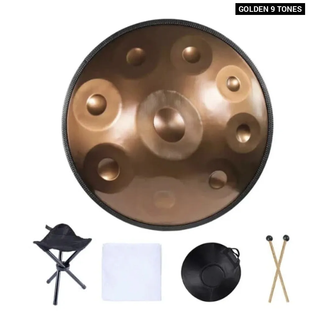 440hz 18 Inch 9-tone g Minor Steel Tongue Hand Pan Drum for Yoga & Meditation