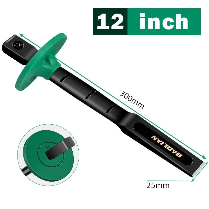 50% OFF! Heavy duty flat chisel and hand guard!