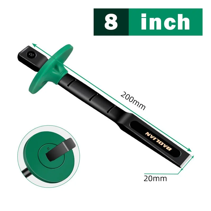 50% OFF! Heavy duty flat chisel and hand guard!