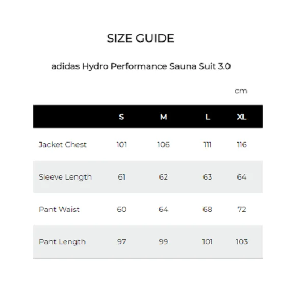Adidas Hydro Performance Sauna Suit 3.0 Grey