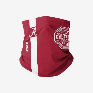 Alabama Crimson Tide 2020 Football National Champions Stitched Gaiter Scarf