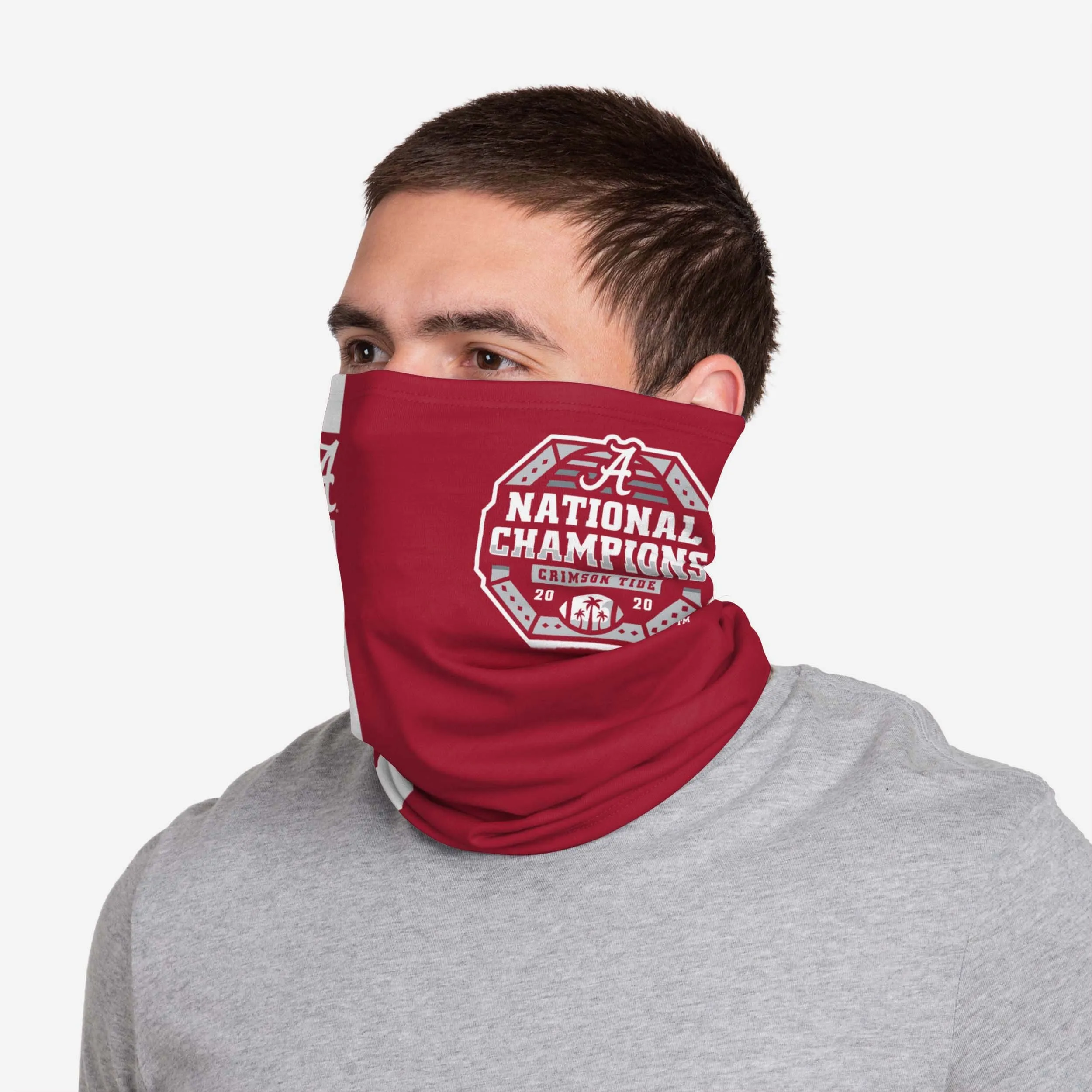 Alabama Crimson Tide 2020 Football National Champions Stitched Gaiter Scarf