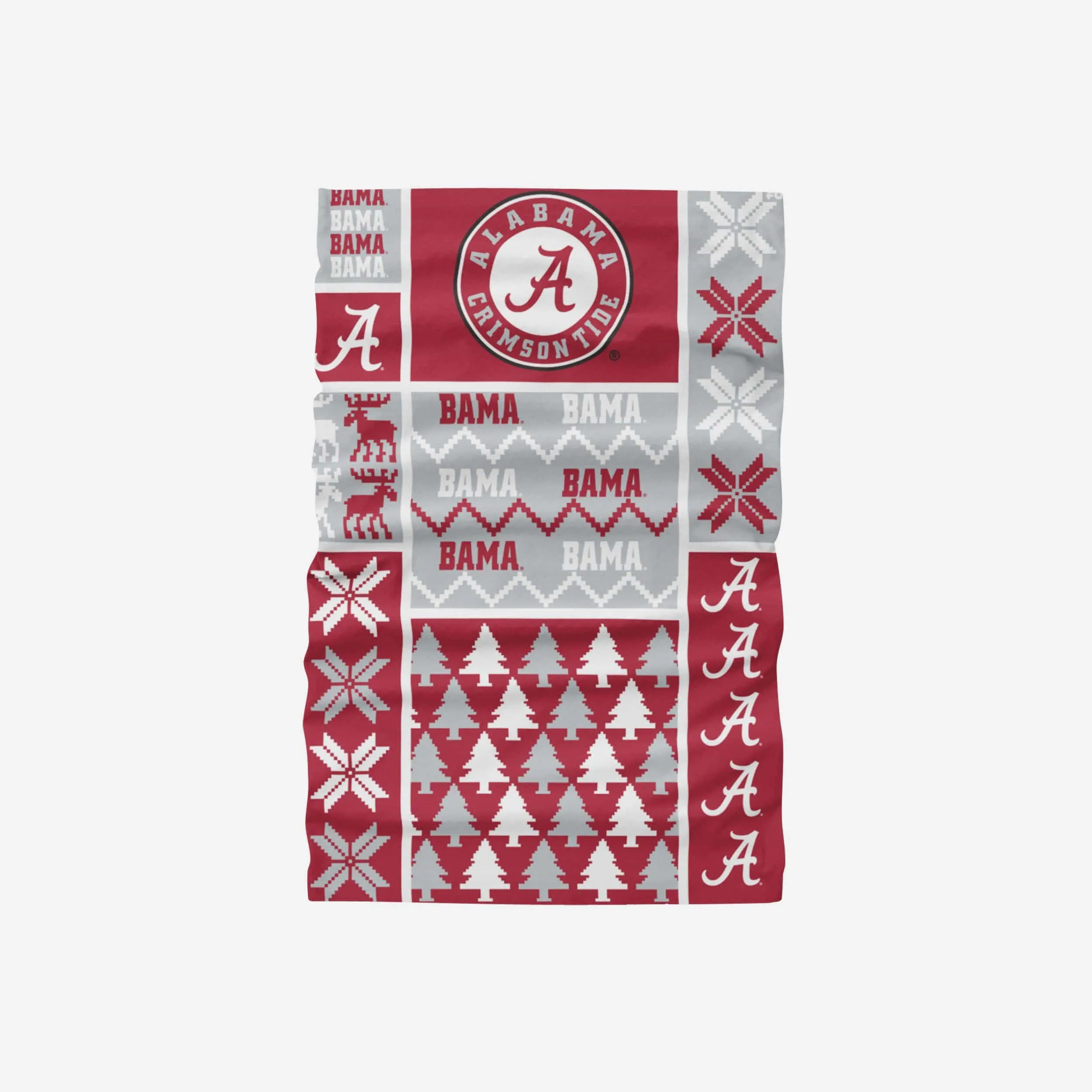 Alabama Crimson Tide Busy Block Gaiter Scarf
