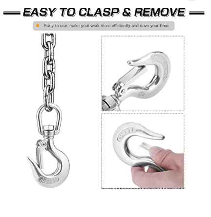 AMYSPORTS 1pcs/pack Loop Cargo Hook Swivel Cargo Hook Lifting Cargo Hook