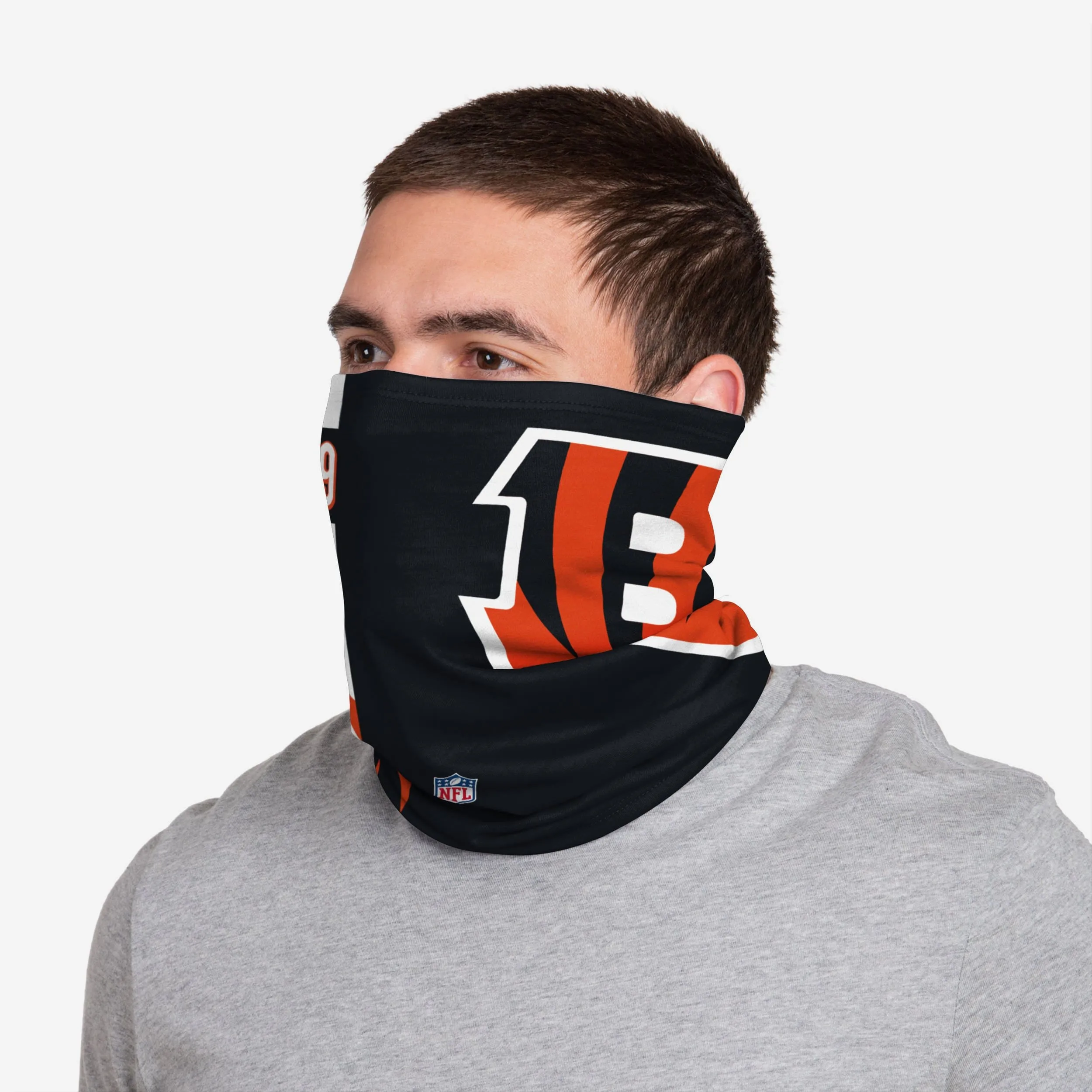 Auden Tate Cincinnati Bengals On-Field Sideline Logo Gaiter Scarf