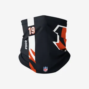 Auden Tate Cincinnati Bengals On-Field Sideline Logo Gaiter Scarf