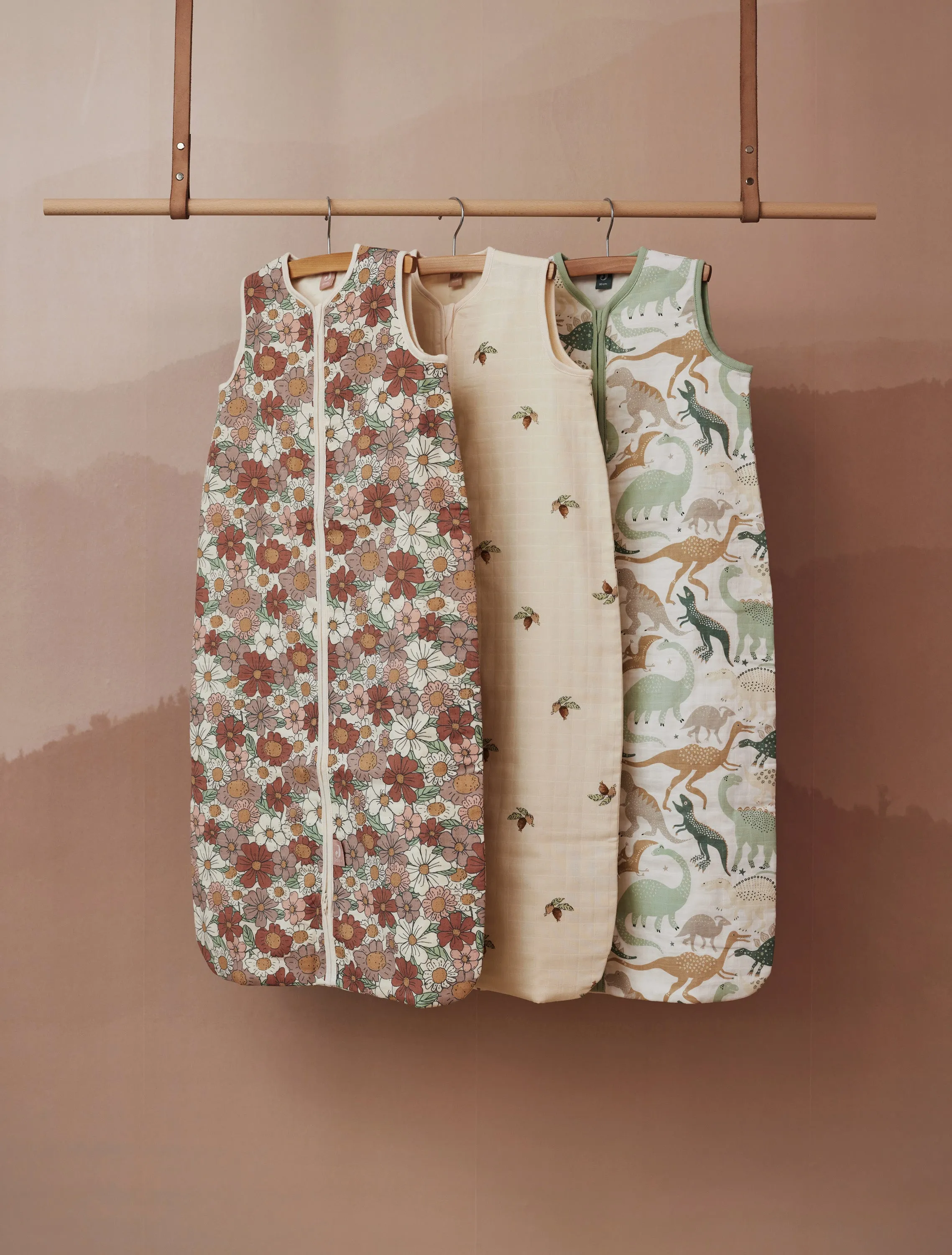 Baby Sleeping Bag Muslin 110cm - Dino