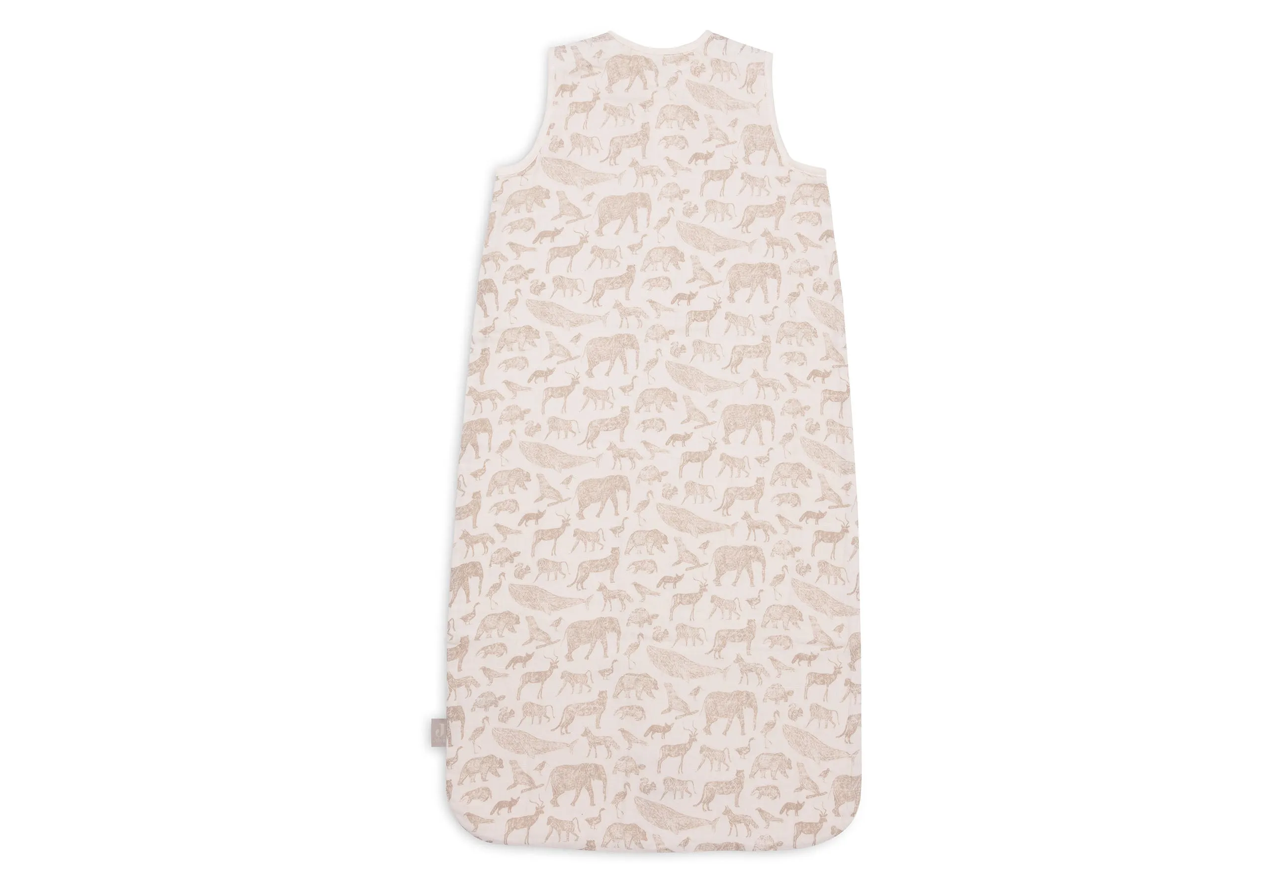 Baby Sleeping Bag Muslin 90cm Animals - Nougat