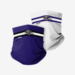 Baltimore Ravens Stitched 2 Pack Gaiter Scarf