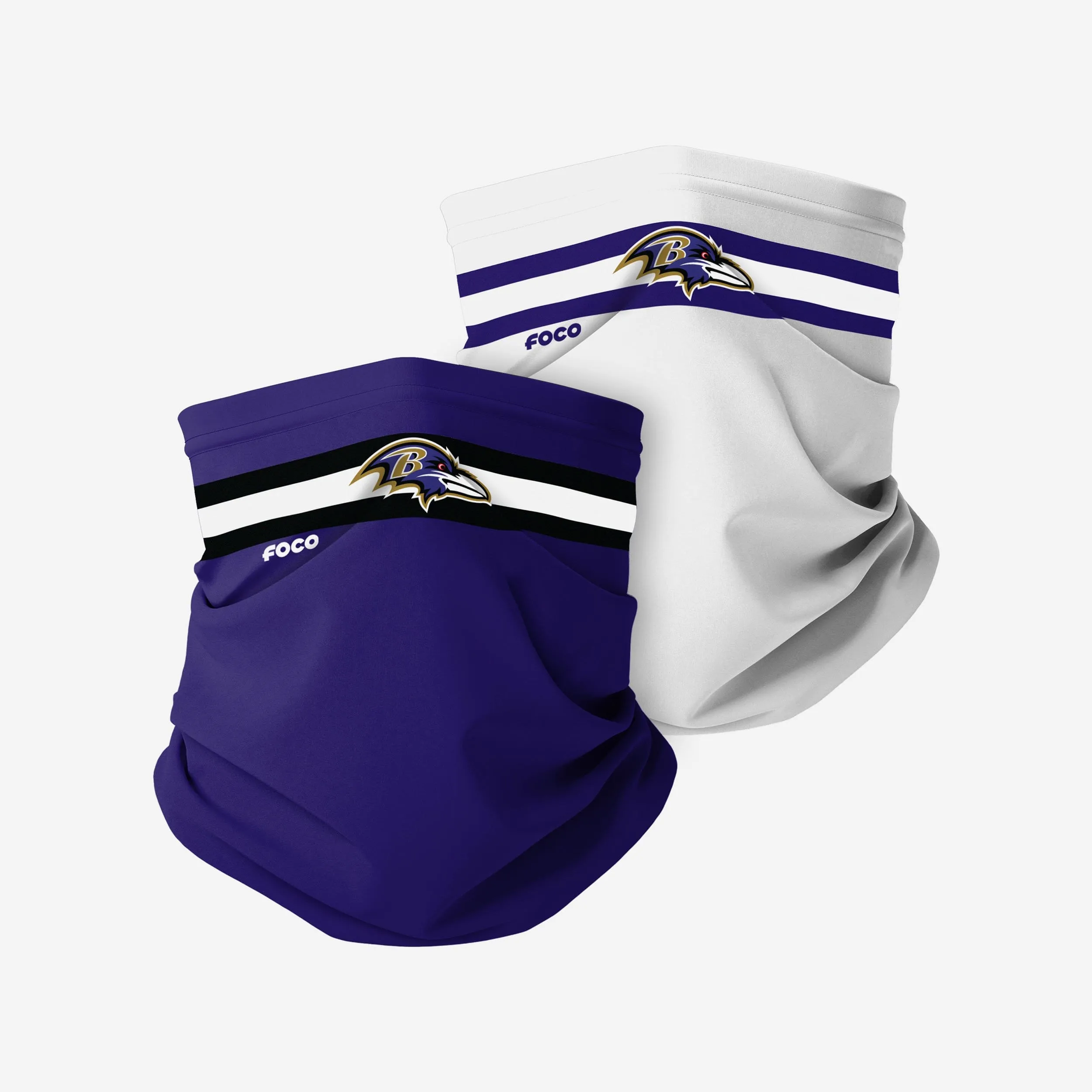 Baltimore Ravens Stitched 2 Pack Gaiter Scarf