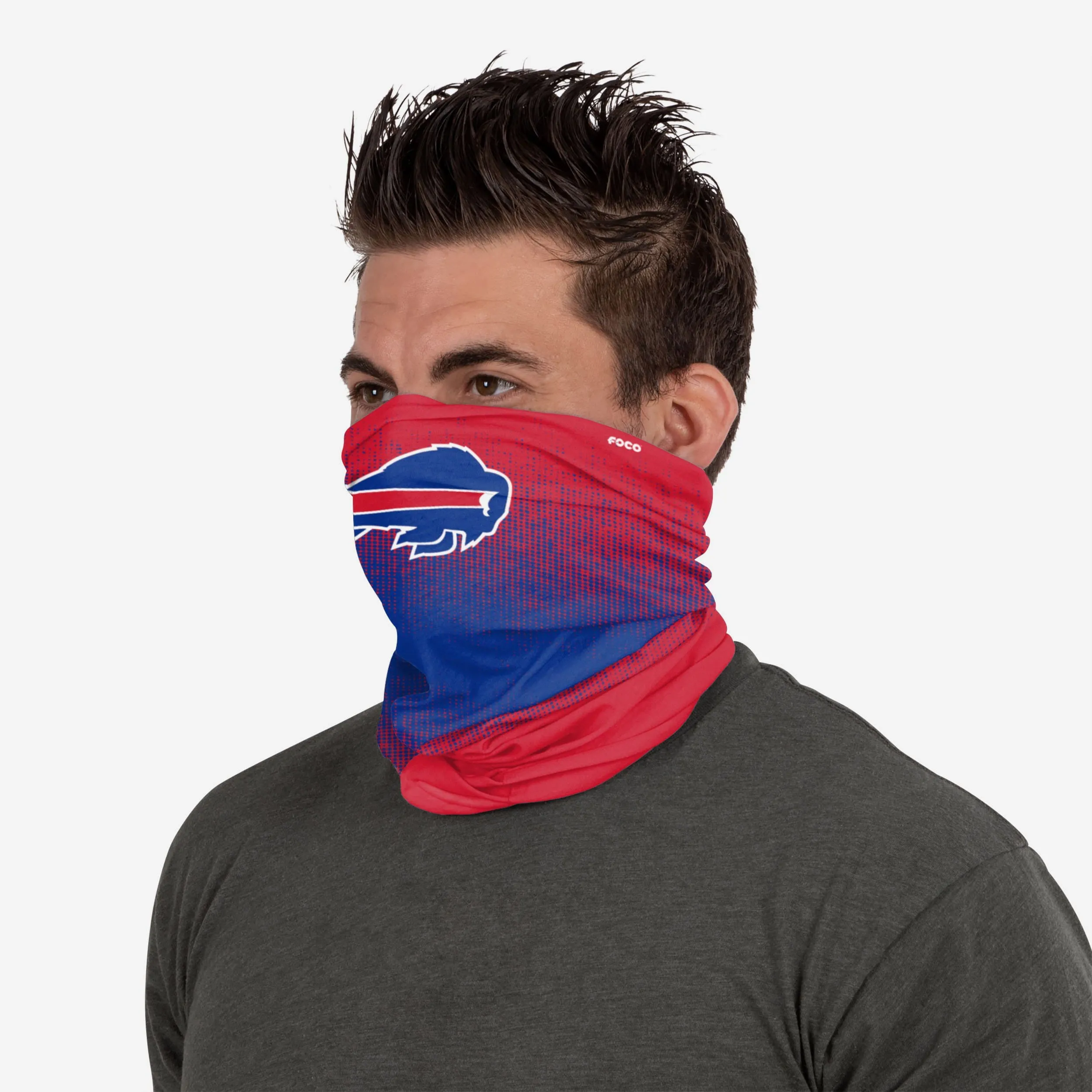Buffalo Bills Reversible Camo Gradient Gaiter Scarf