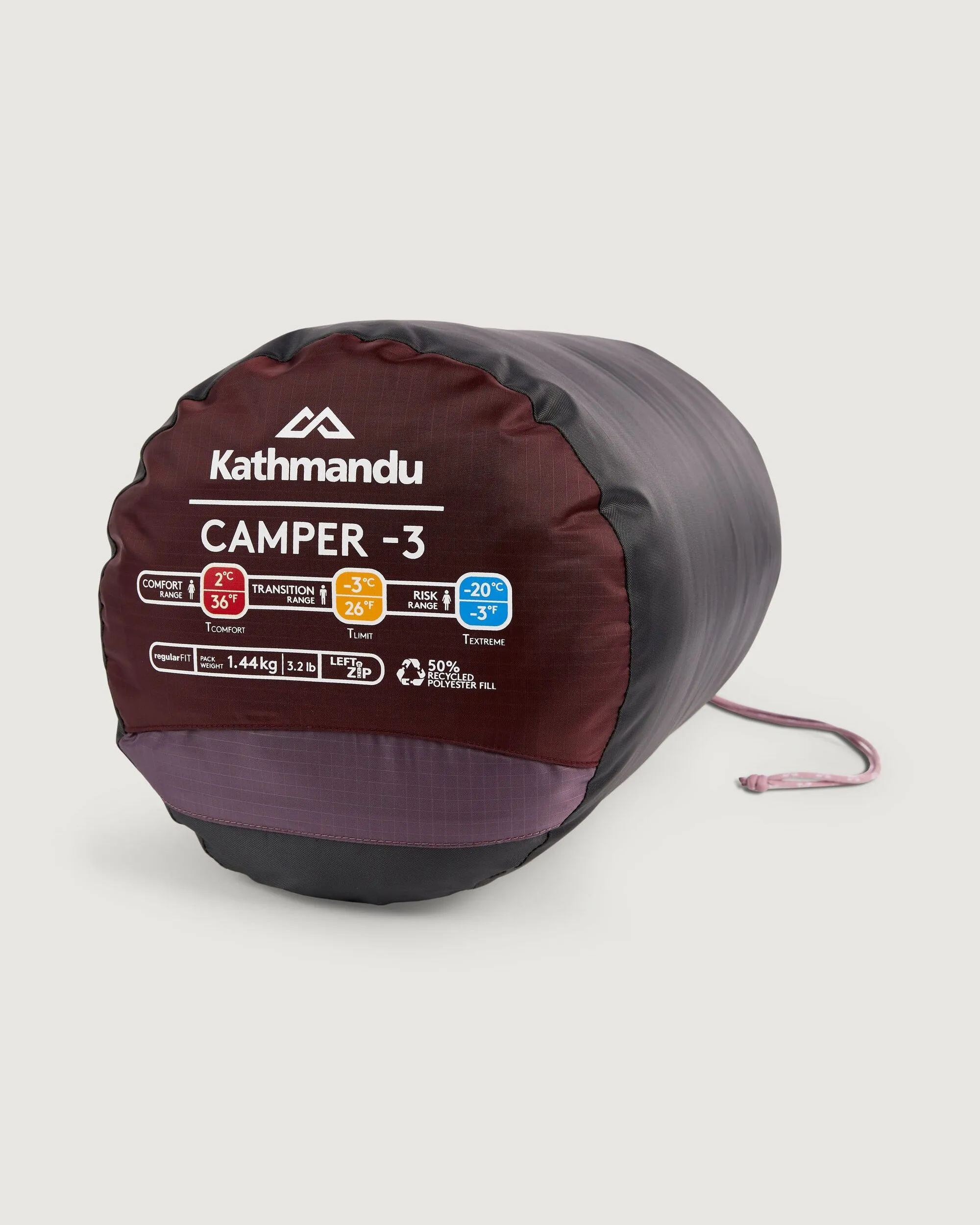 Camper - 3 Sleeping Bag - Storm Cloud/Pony