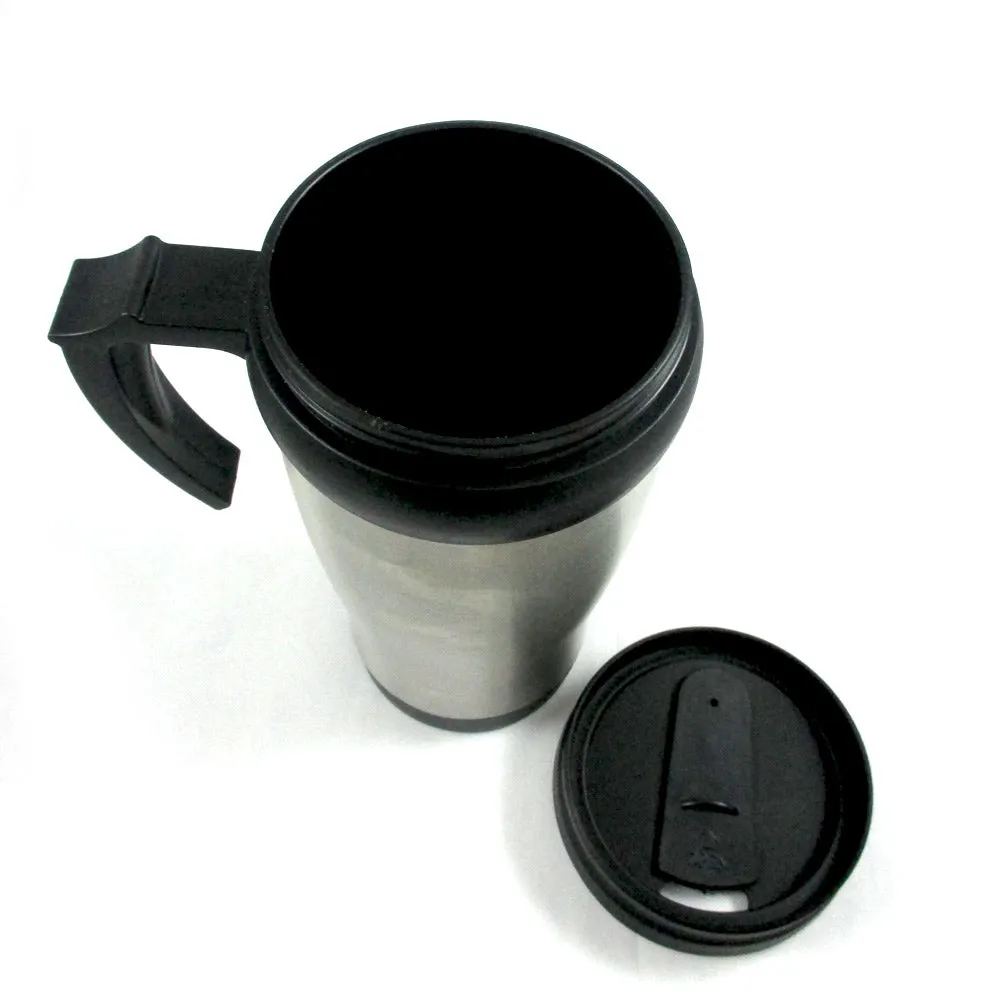 Double Wall Coffee Mug Stainless Steel Insulated Travel 14 Oz Keep Warm New