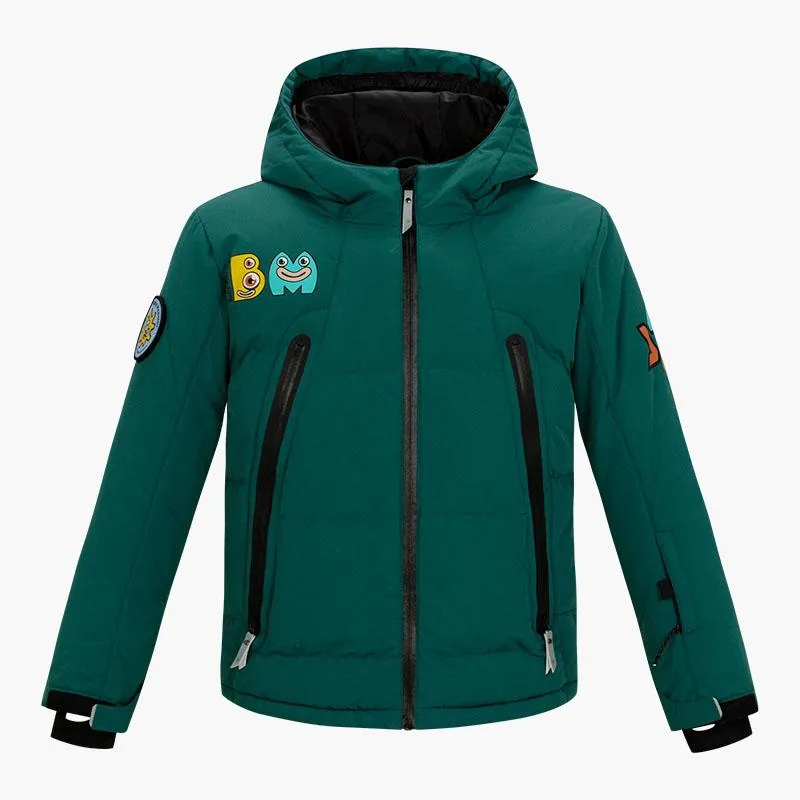 Girl's LD Ski Boundary Line Winter Sportswear Waterproof Ski Jacket