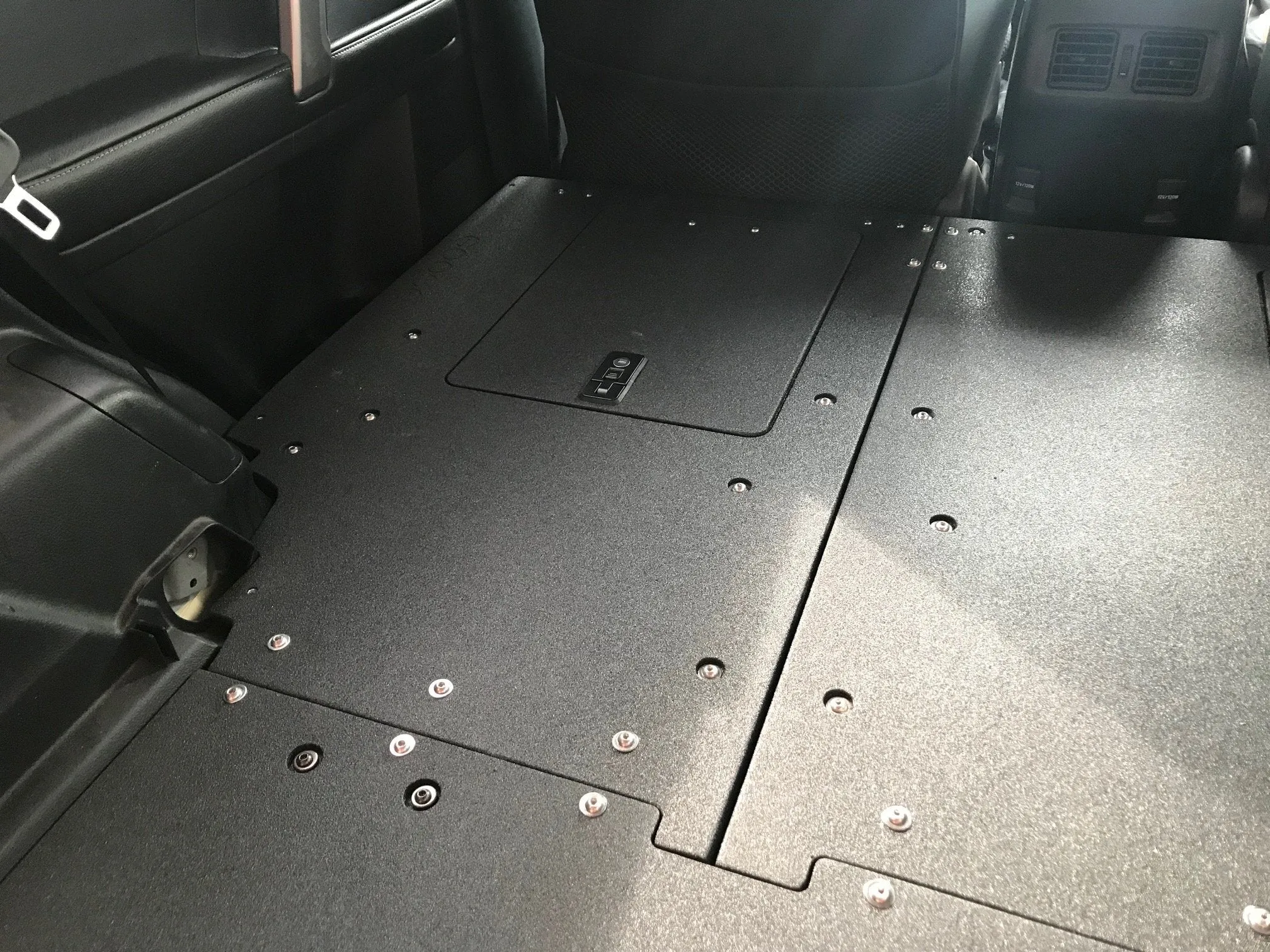 GOOSE GEAR 4RUNNER 5TH GEN SECOND ROW SEAT DELETE PLATE SYSTEM 2010-CURRENT MODEL YEARS