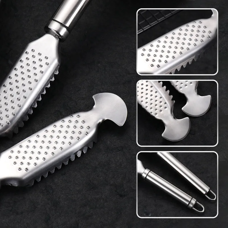 HOT SALESharp Stainless Steel Fish Scaler
