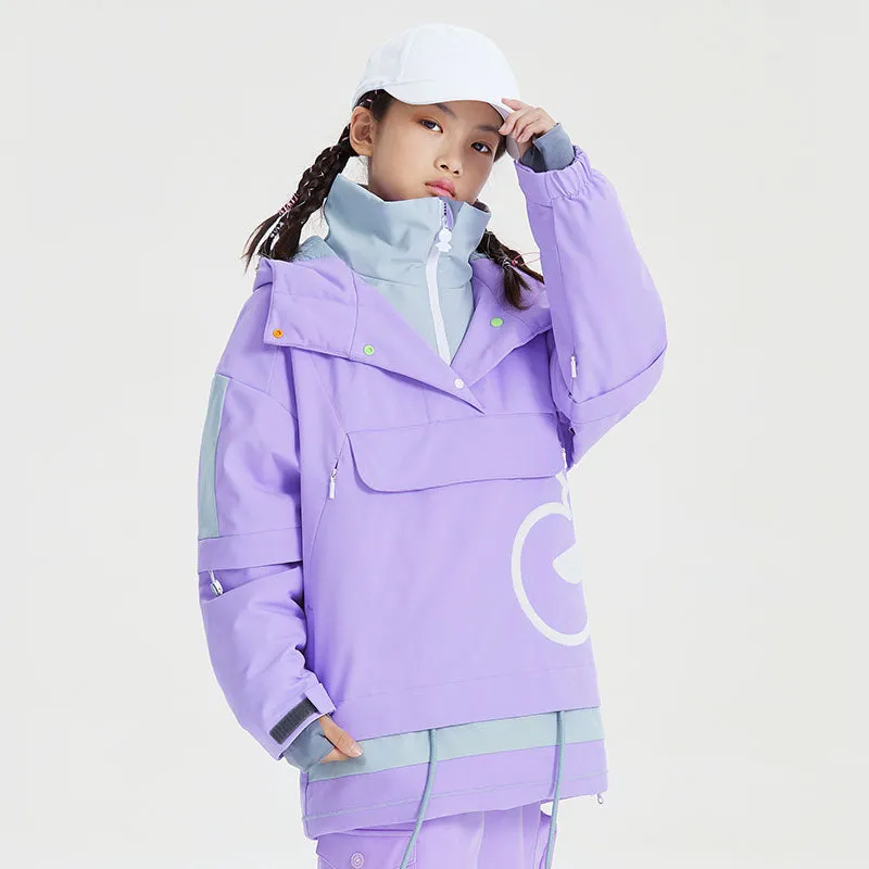 Kids High Experience Boundary Line Winter Sportswear Waterproof Ski Jacket
