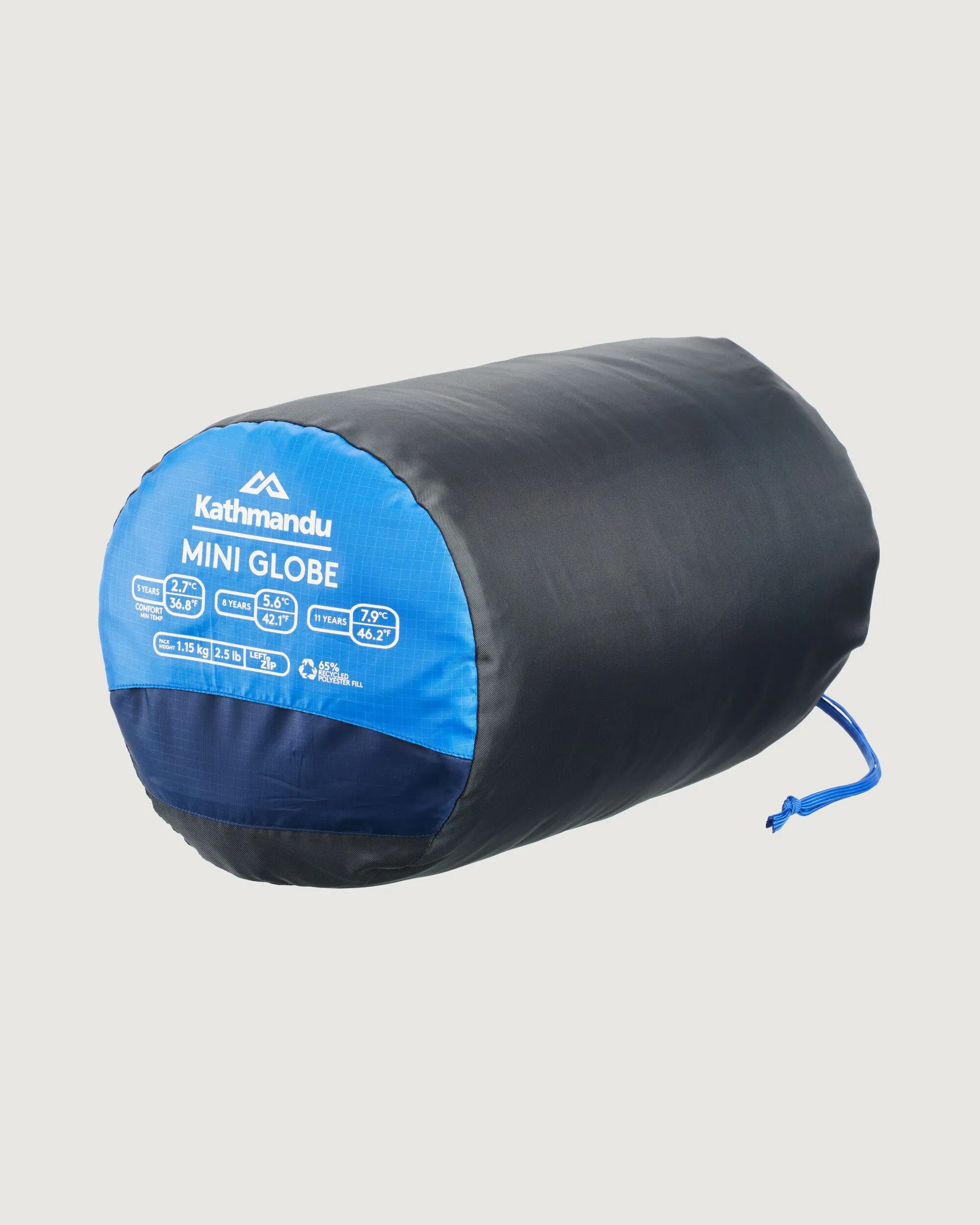 Kids' Mini Globe Sleeping Bag - Azure/Dark Blue