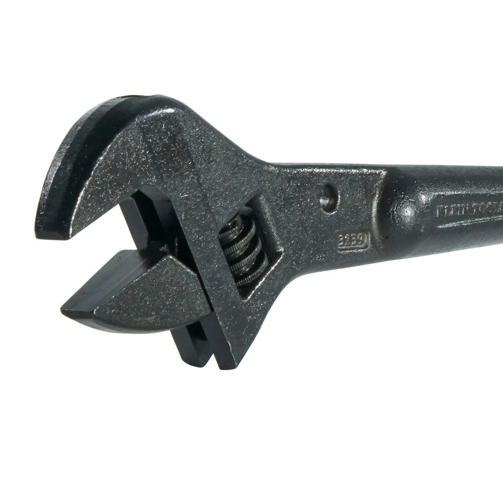 Klein 3239 16" Long Adjustable Head Construction Wrench (1-1/2" Cap.) Spud