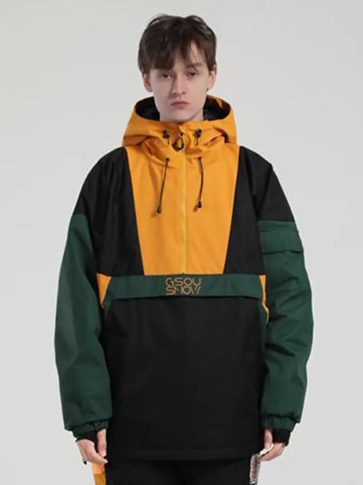 Men's Reflective Freestyle Mountain Discover Snow Jacket