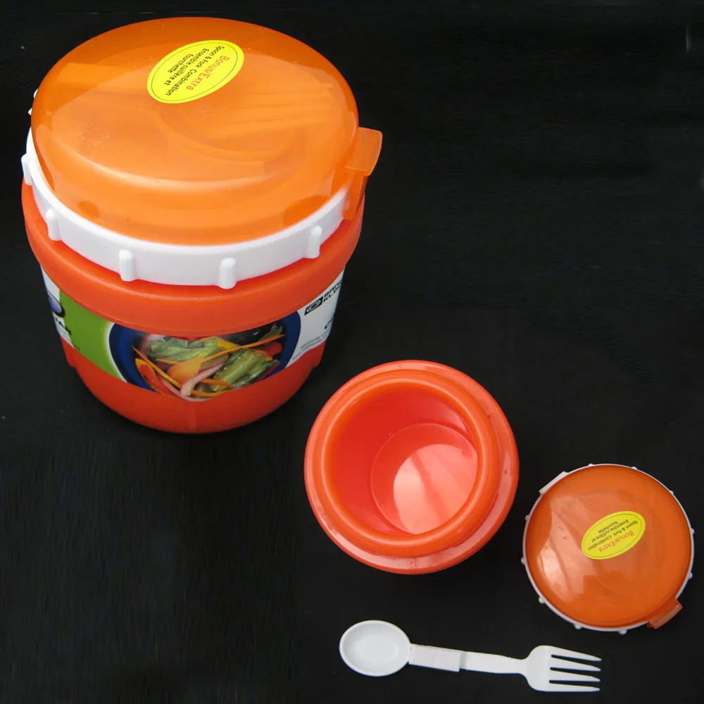 Microwave Soup Mug Lid 10oz Ramen Bowl Instant Noodle Dishwasher Safe Fork Spoon