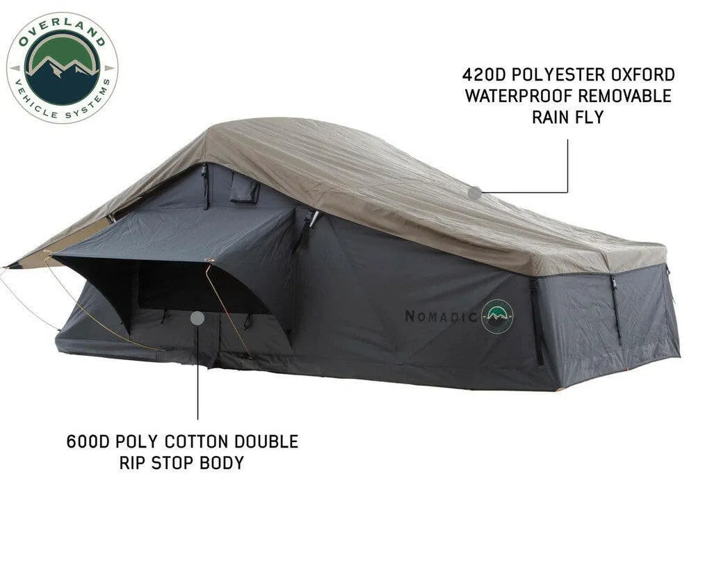 Nomadic 2 Extended Roof Top Tent in Dark Gray