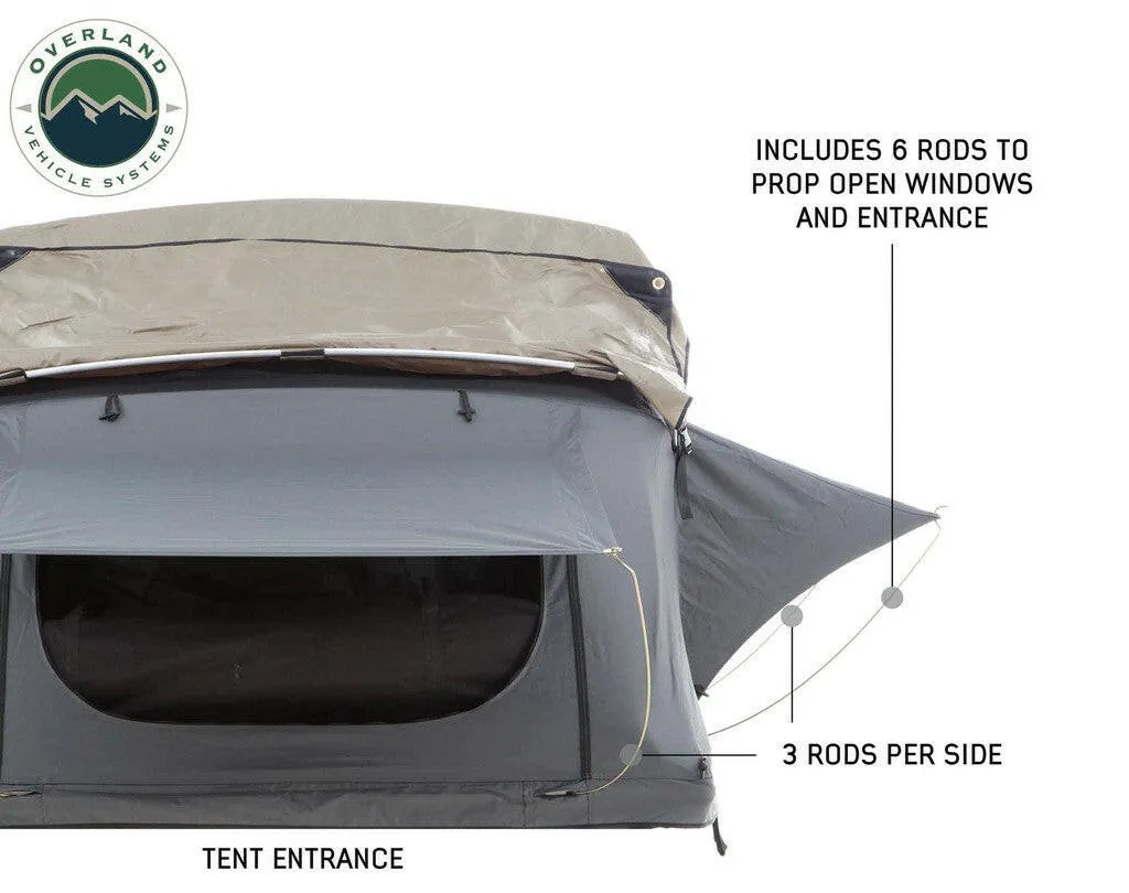 Nomadic 2 Extended Roof Top Tent in Dark Gray