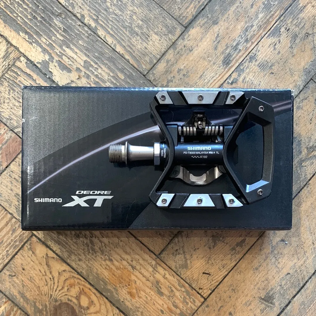 Shimano PD-T8000 XT MTB SPD Trekking pedals, single-sided mechanism