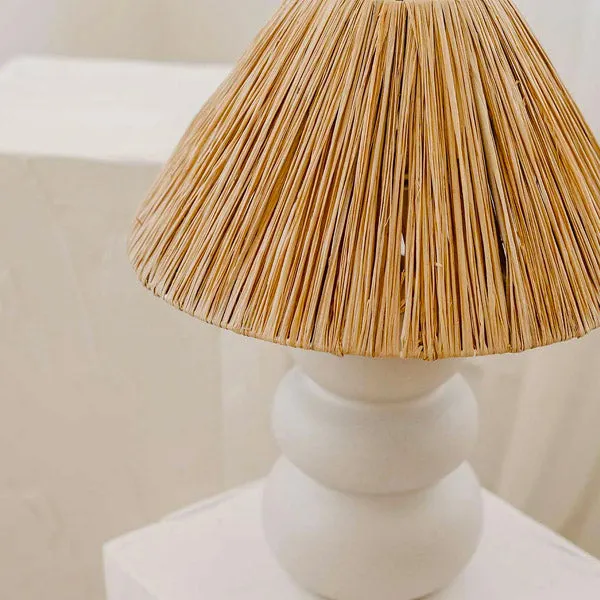 Sofia Raffia Table Lamp