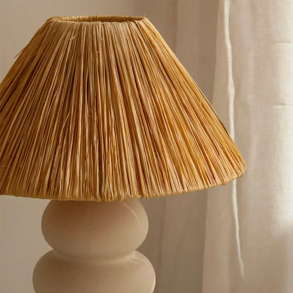 Sofia Raffia Table Lamp