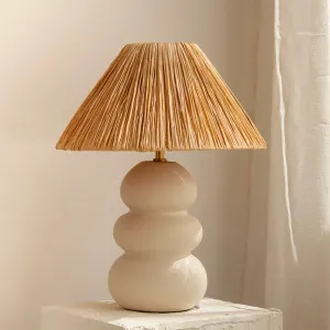 Sofia Raffia Table Lamp
