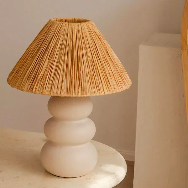 Sofia Raffia Table Lamp
