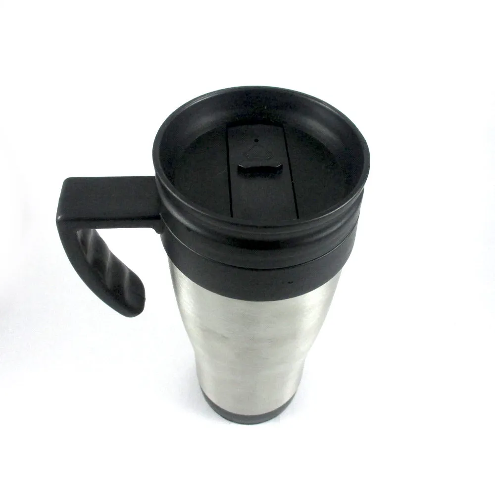 Stainless Steel Insulated Double Wall Travel Coffee Tea Mug Cup 14 Oz Thermo New