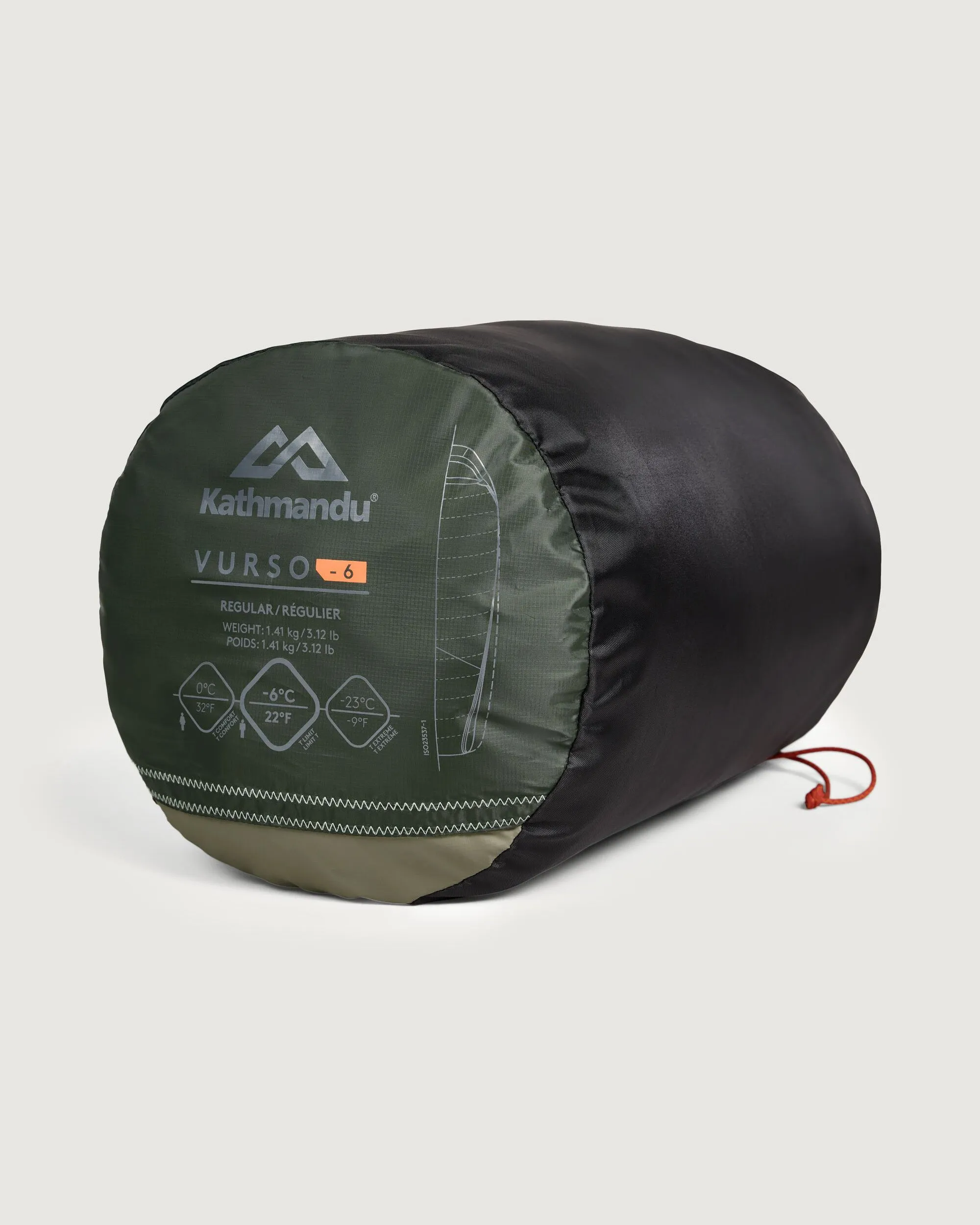 Vurso -6 °C Sleeping Bag - Regular - Dark Moss/Beech