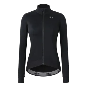 Women's Training Thermal Cycling Jacket Dreaming-Black